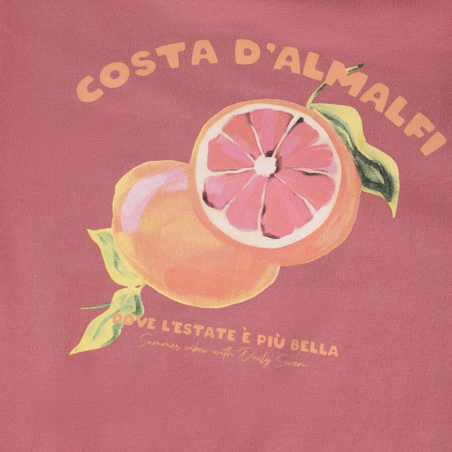 DAILY7 Meisjes Tops & T-shirts T-shirt Backprint Roze - Foto 5