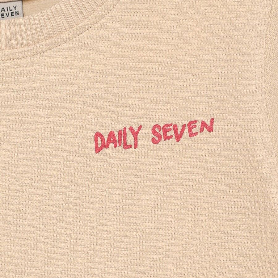 DAILY7 Jongens Polo's & T-shirts T-shirt Backprint Beige - Foto 5