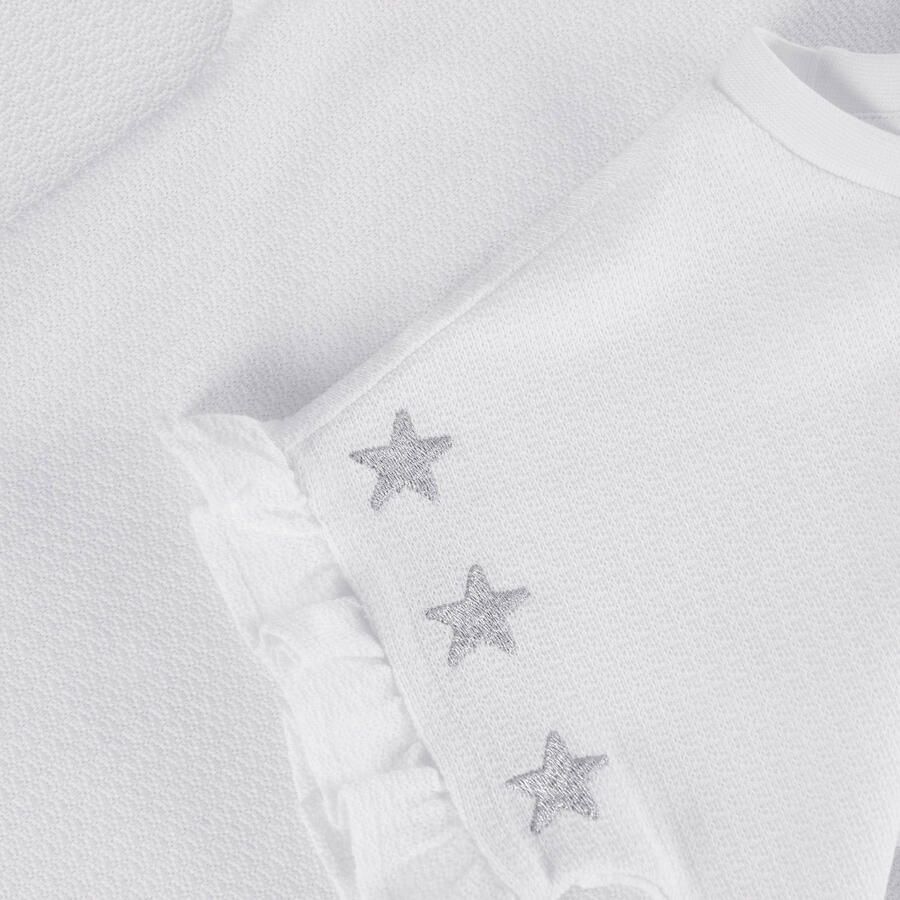 DAILY7 Meisjes Tops & T-shirts T-shirt Embroidery Sleeve Ecru - Foto 4