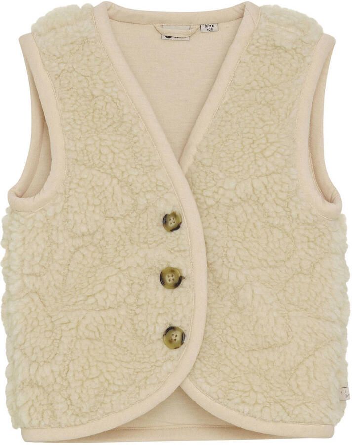 DAILY7 Meisjes Blazers Teddy Gilet Ecru - Foto 3