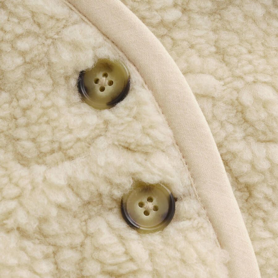 DAILY7 Meisjes Blazers Teddy Gilet Ecru - Foto 4
