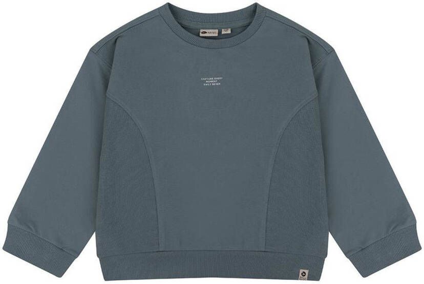 Daily7 sweater blauwgroen