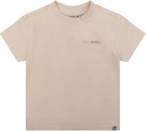 Daily7 T-shirt met biologisch katoen beige