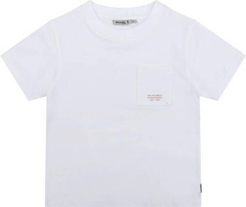 Daily7 T-shirt met biologisch katoen wit