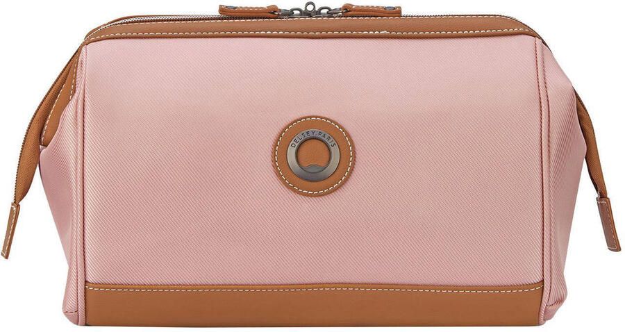 Delsey kunststof toilettas roze