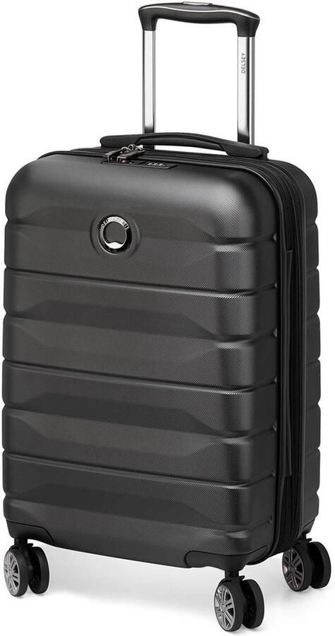 Delsey Zwarte Koffers met TSA-slot en Multi-Position Trolley Black Heren - Foto 3