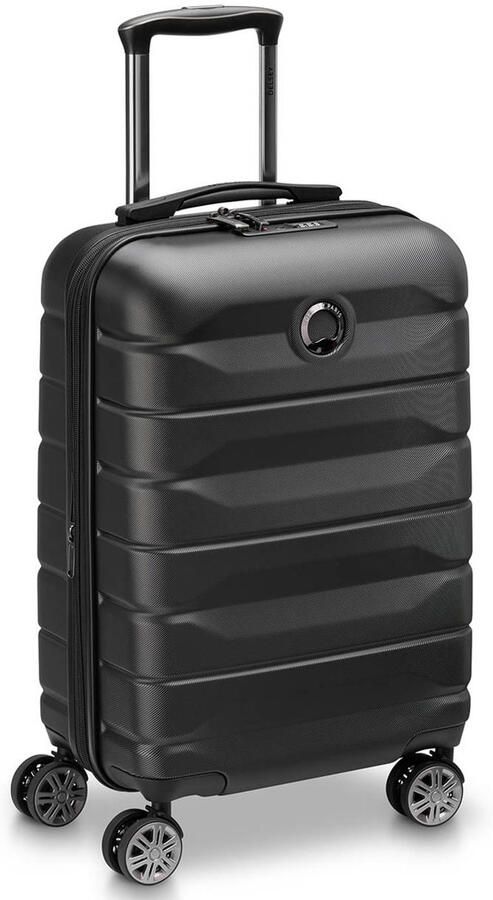Delsey Zwarte Koffers met TSA-slot en Multi-Position Trolley Black Heren - Foto 3