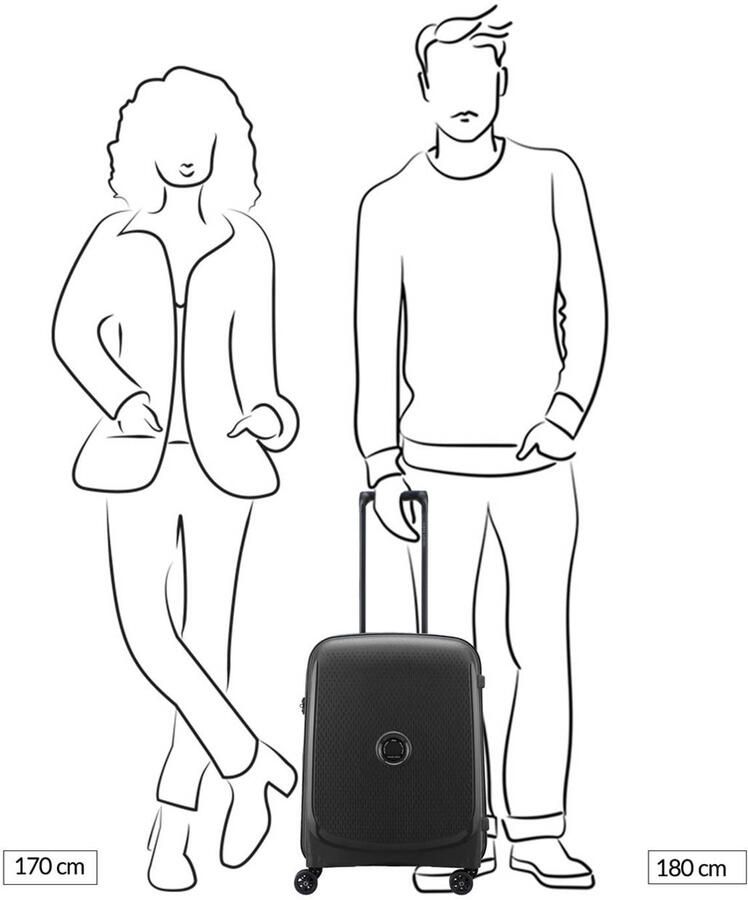 DELSEY PARIS Reiskoffer BELMONT PLUS 4DR CABINE 55CM SLIM - Foto 2