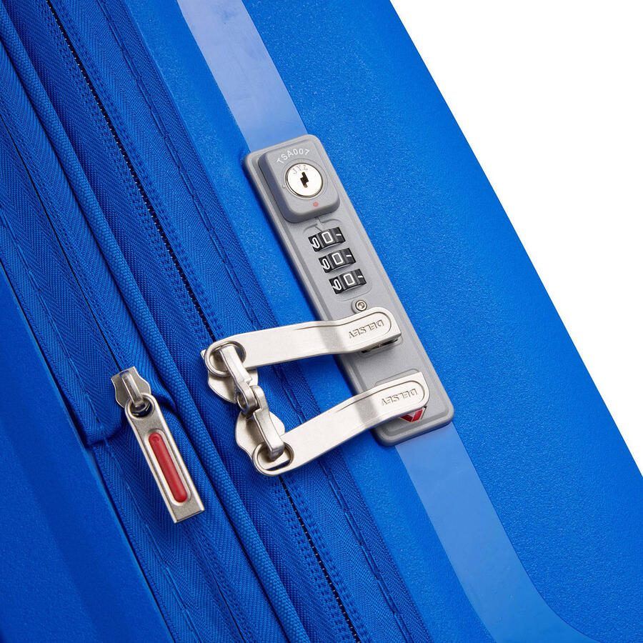 Delsey trolley Clavel 82 cm. Expandable blauw - Foto 2