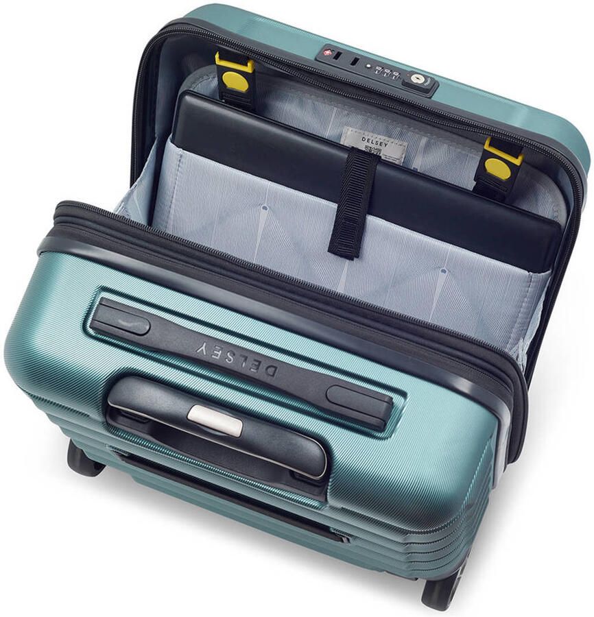 Delsey trolley Shadow 5.0 Underseater 37 cm. Expandable groen - Foto 2