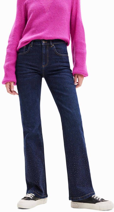 Desigual Slim Fit Dames Jeans Blue Dames