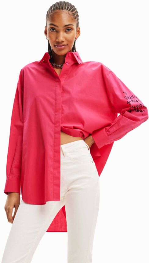 Desigual Fuchsia Dames Shirt Pink Dames