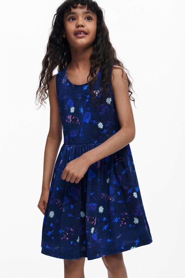Desigual A-lijn jurk donkerblauw