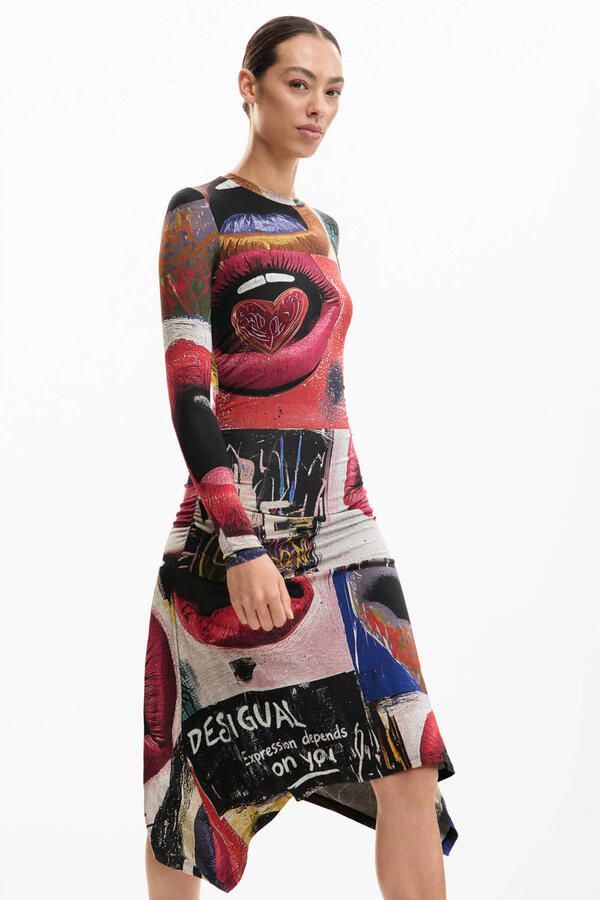 Desigual A-lijn jurk multi - Foto 2
