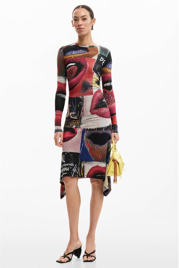 Desigual A-lijn jurk multi