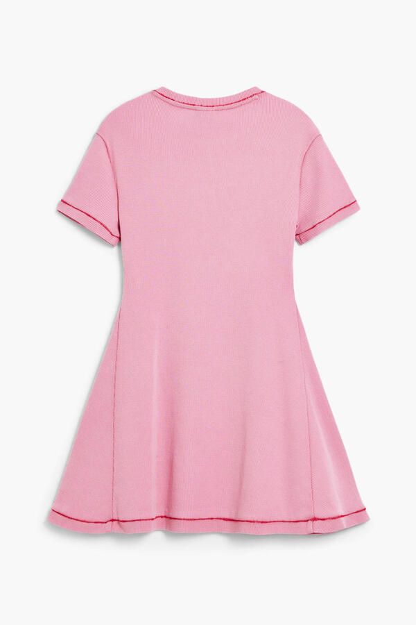 Desigual A-lijn jurk roze - Foto 2