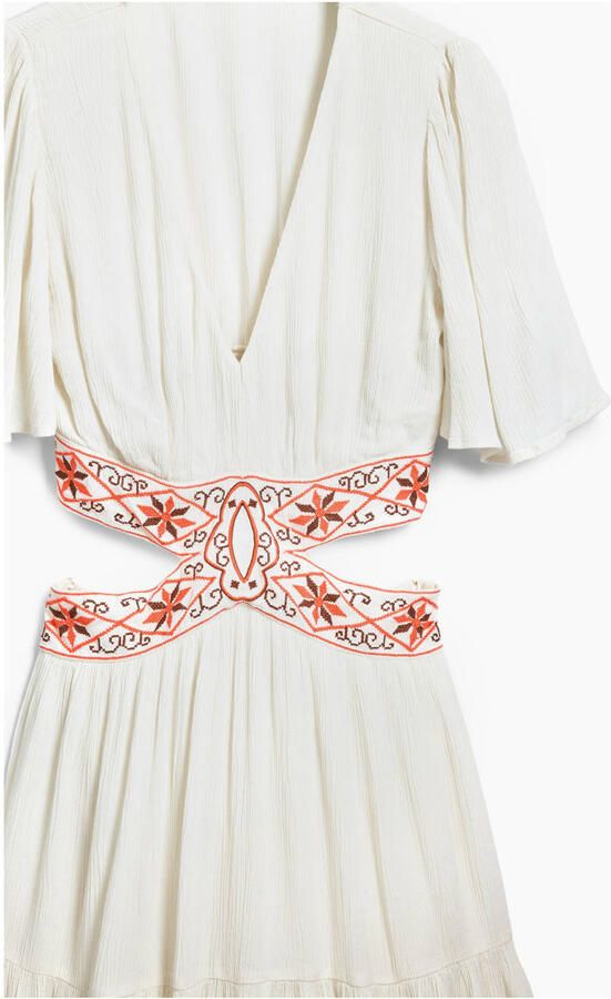 Desigual A-lijn jurk wit - Foto 2