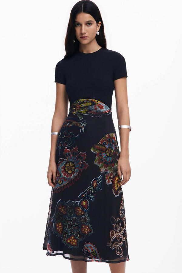 Desigual Lange Jurken Collectie voor Vrouwen Multicolor Dames - Foto 2