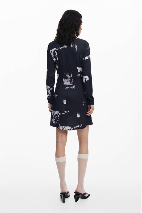 Desigual Korte Jurk VEST_NEWSCORTO 25WWVW29 - Foto 3