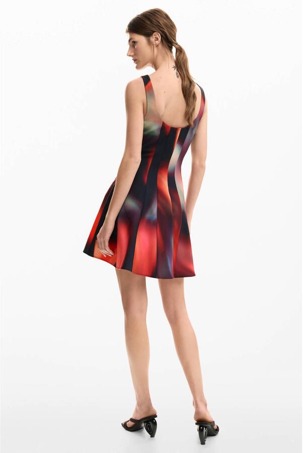 Desigual Korte Jurk VEST_CORTESMANCHA 26SWVW02 - Foto 3