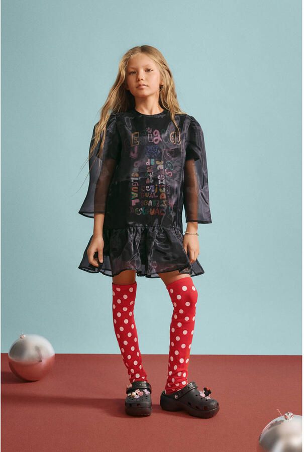 Desigual A-lijn jurk zwart - Foto 2