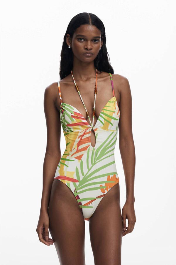 Desigual Badpak Maillot de bain 1 pièce femme Belice Tropi One P. - Foto 2