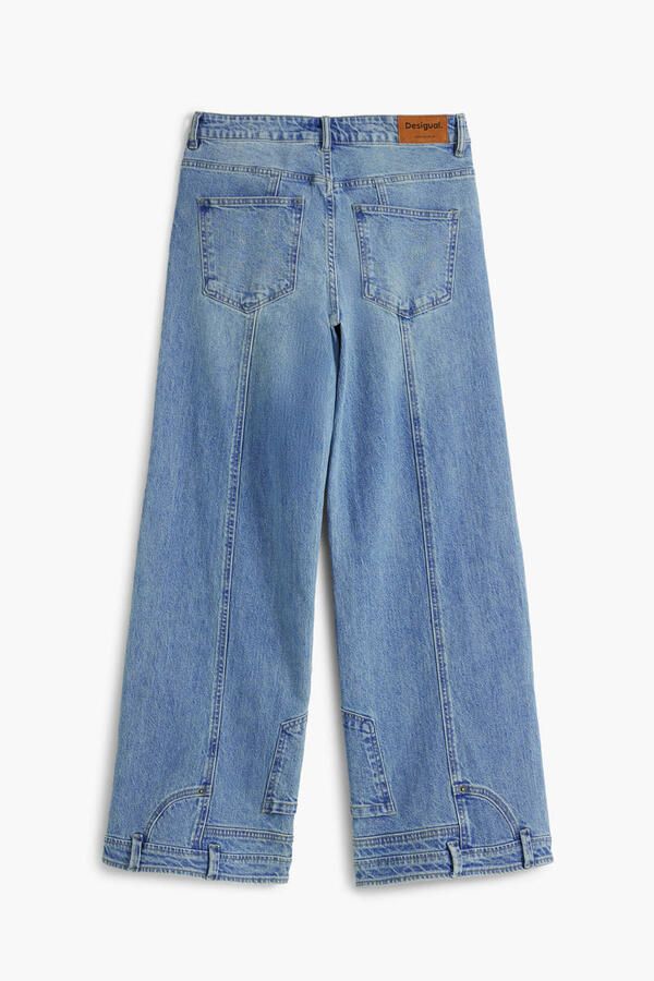 Desigual baggy jeans medium blue denim - Foto 3