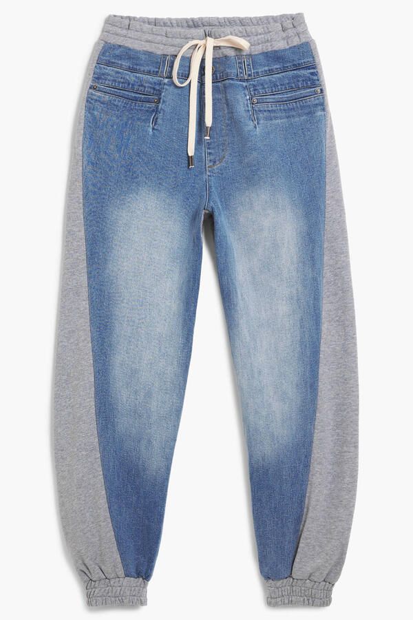 Desigual barrel regular waist casual broek medium blue denim - Foto 2
