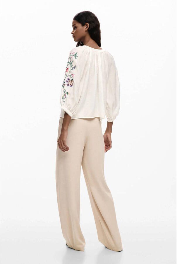 Desigual blouse broderie wit - Foto 2