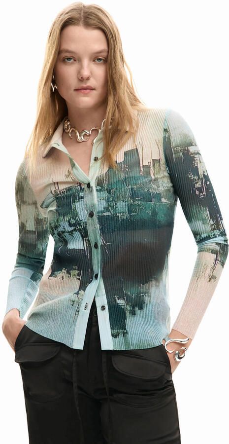 Desigual blouse groen