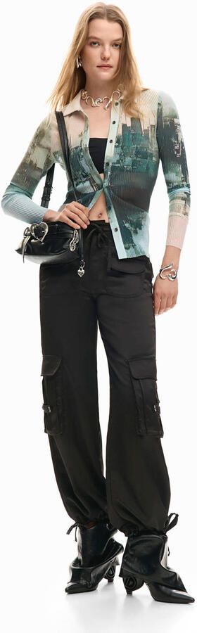Desigual blouse groen - Foto 3