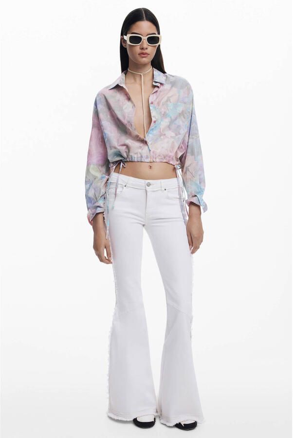 Desigual Overhemd CAM_FLOWERS_LACRO 26SWCW25
