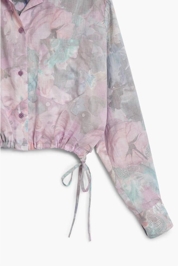 Desigual Overhemd CAM_FLOWERS_LACRO 26SWCW25 - Foto 3