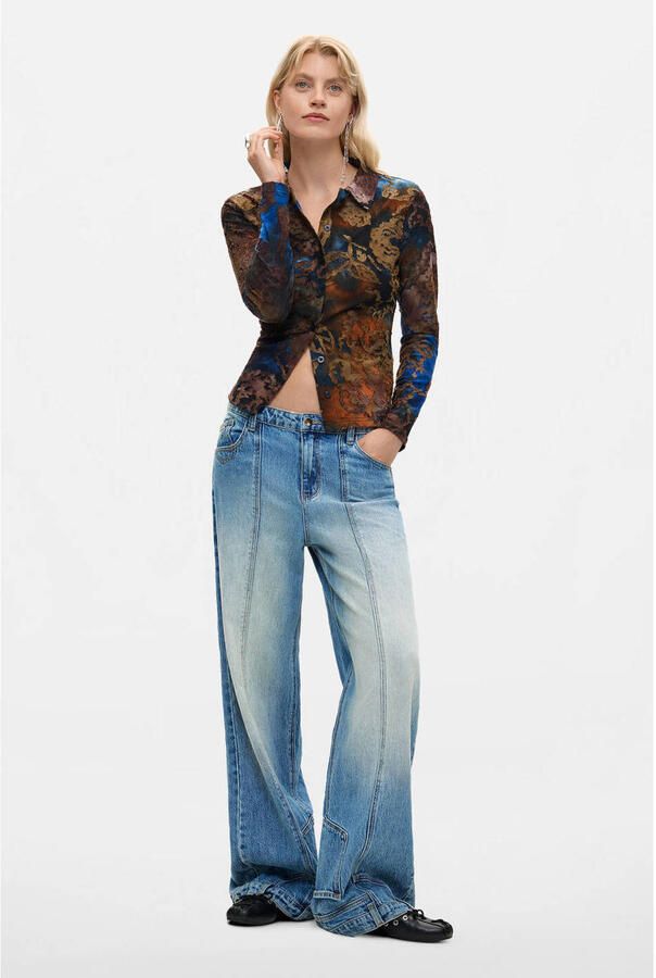 Desigual blouse met print meerkleurig - Foto 2