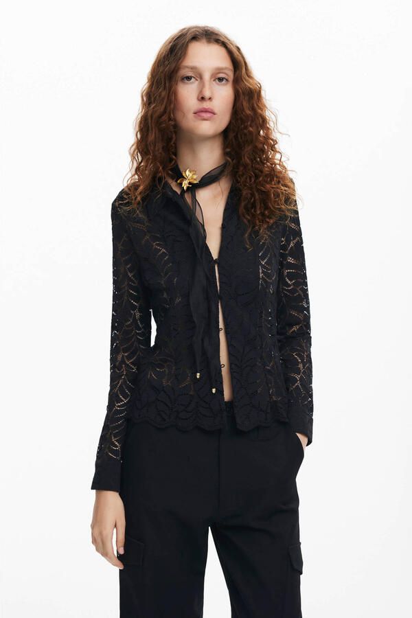 Desigual blouse zwart - Foto 3