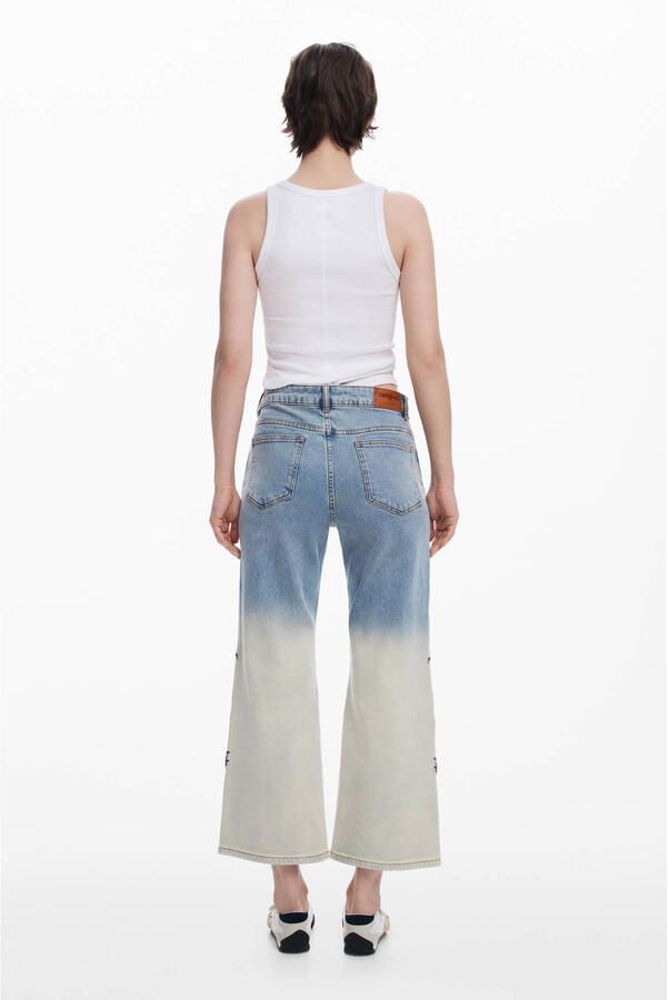 Desigual Dames Leg en Bootcut Jeans Multicolor Dames