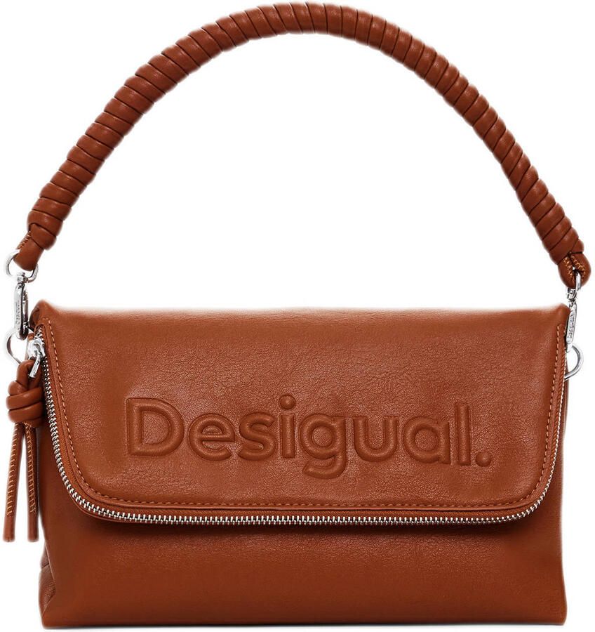Desigual Bruine Polyethyleen Handtas Lente Zomer Collectie Brown Dames - Foto 3