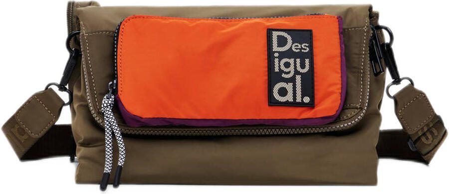 Desigual crossbody tas groen oranje