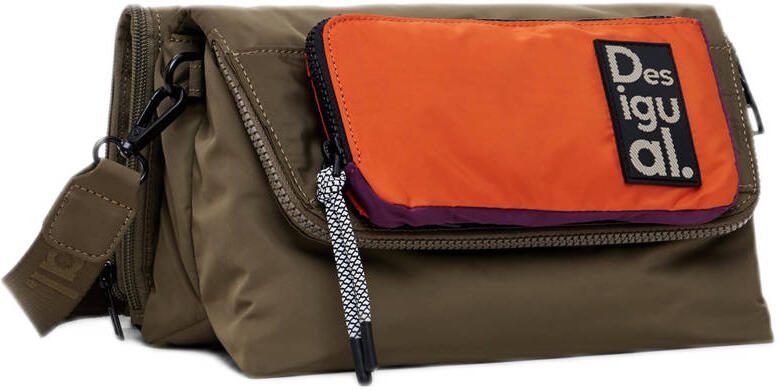 Desigual crossbody tas groen oranje - Foto 3