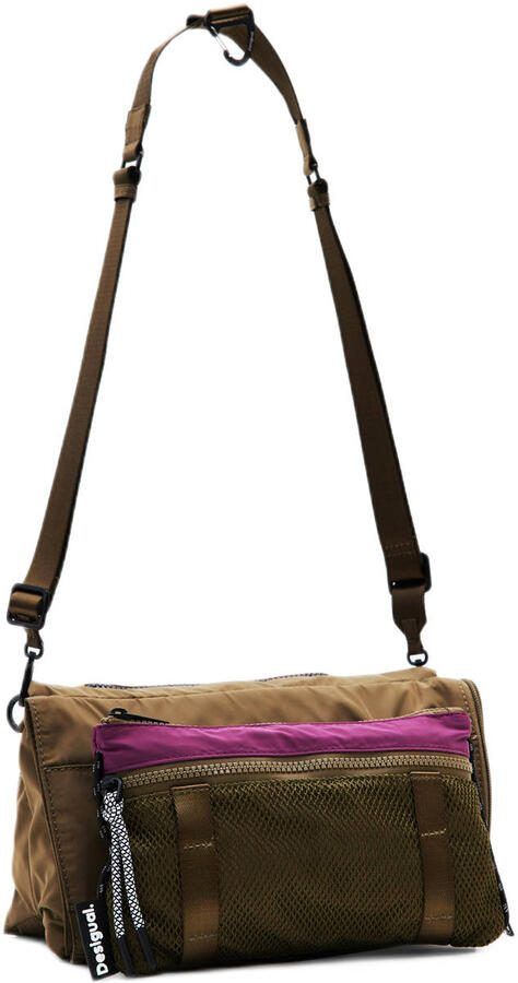 Desigual crossbody tas groen oranje - Foto 2