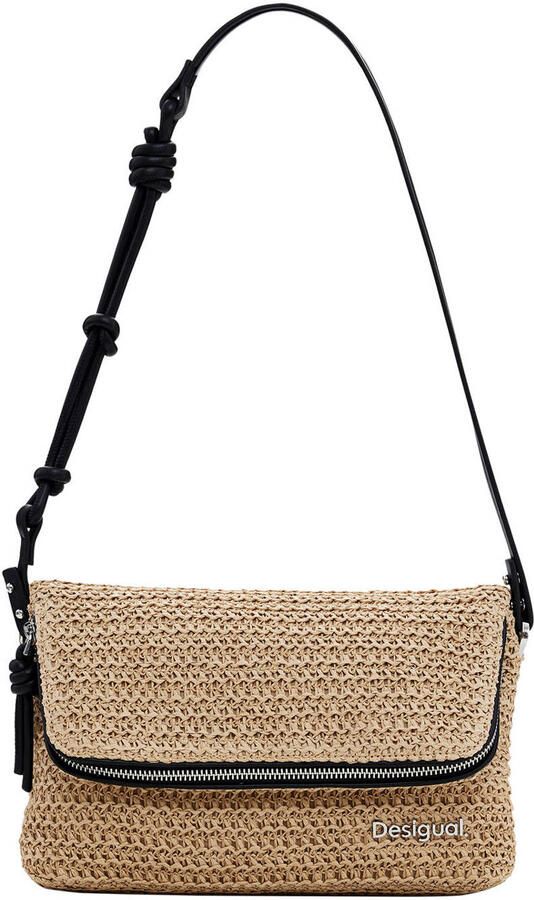 Desigual Schoudertas HALF LOGO RAFFIA VENECIA 3.0 - Foto 3