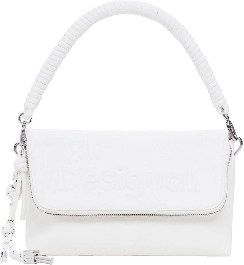Desigual Lente Zomer Dames Middelgrote Tas Collectie White Dames - Foto 3