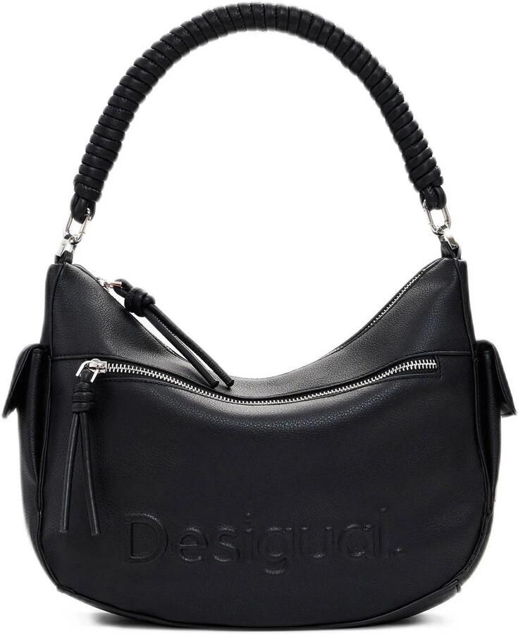 Desigual Zwarte rits handtas met ritszakken Black Dames - Foto 3