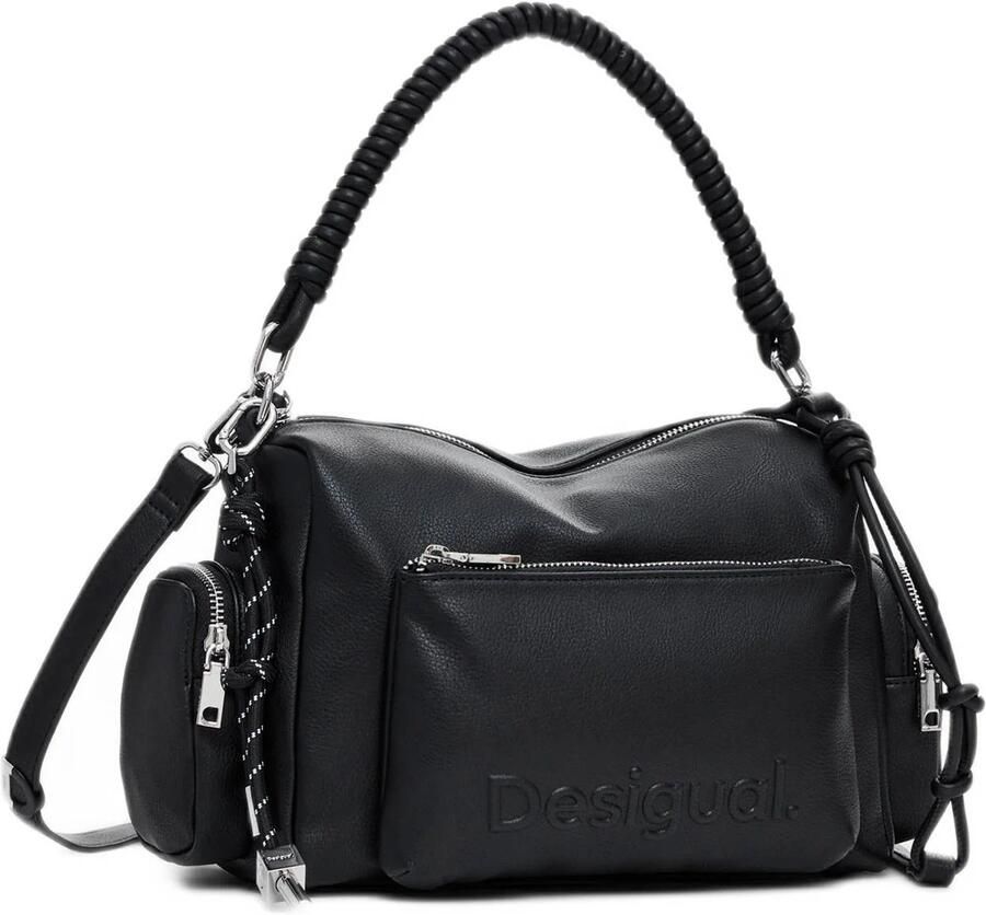 Desigual Grote Tassen Collectie voor Vrouwen van Polyurethaan Black Dames - Foto 3