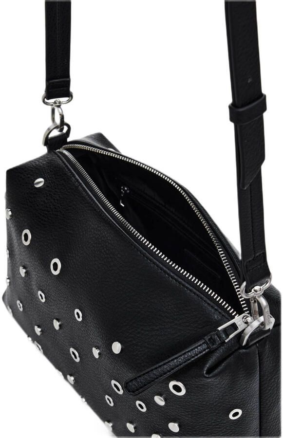 Desigual Zwarte Polyethyleen Handtas Grote Dames Tas Black Dames - Foto 2