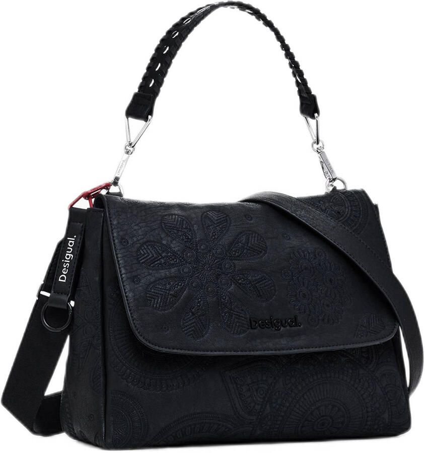 Desigual Lente Zomer Dames Middelgrote Tas Collectie Black Dames