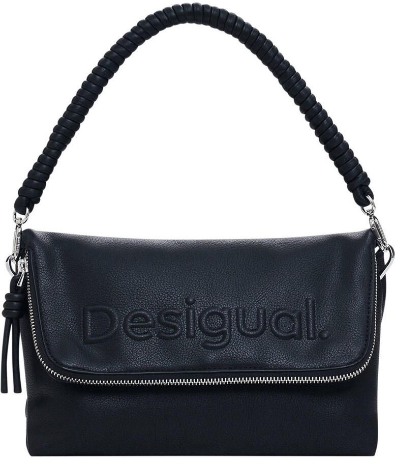 Desigual Zwarte Polyethyleen Handtas Lente Zomer Collectie Black Dames - Foto 3