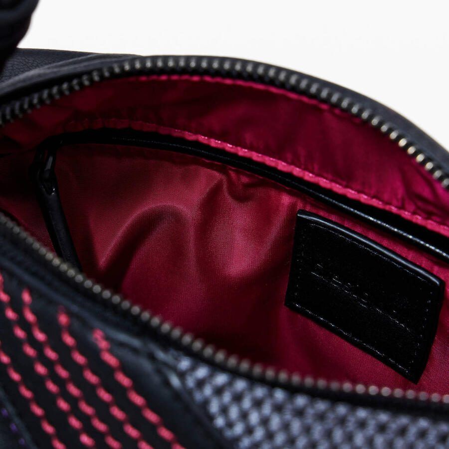 Desigual crossbody tas zwart paars - Foto 2