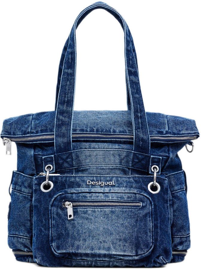 Desigual Dames Lente Zomer Polyester Tassen Collectie Blue Dames - Foto 3