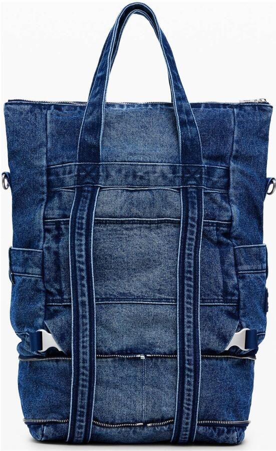 Desigual Dames Lente Zomer Polyester Tassen Collectie Blue Dames - Foto 2